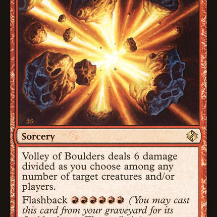 Volley of Boulders [Duel Decks: Venser vs. Koth]