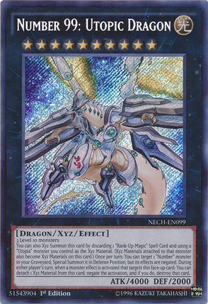 Number 99: Utopic Dragon [NECH-EN099] Secret Rare