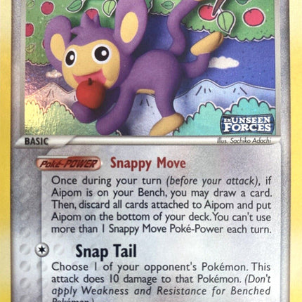 Aipom (34/115) (Stamped) [EX: Unseen Forces]